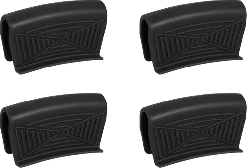 Vista 7 de uxcell 2 piezas de asistencia de silicona para mango de sartén caliente, fundas para mango de sartén caliente, funda resistente al calor, cubierta