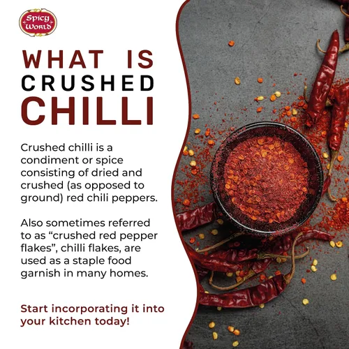 Vista 3 de Copos de pimiento rojo triturado de 5 libras a granel - Copos de chile - por Spicy World