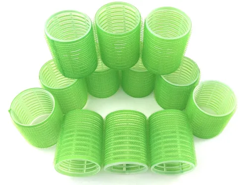 Vista 5 de Rulos de pelo pequeños autoadhesivos de Kamay's, rizadores de agarre de velcro para peinados de bricolaje o salón de peluquería