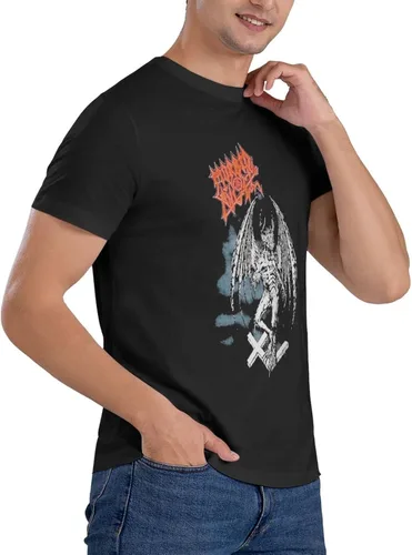 Vista 3 de Morbid Angel T Shirt Men's Summer Round Neck Trend Fashion Short Sleeve T Shirt Sports Fitness Cotton Shirt Tops