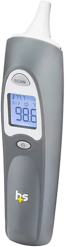 Vista 4 de HealthSmart Termómetro digital de oído para bebés, niños y adultos, resultados instantáneos y precisos, tecnología infrarroja, indicador de fiebre
