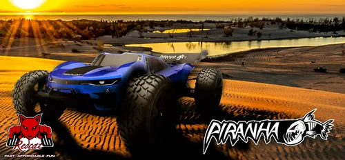 Vista 5 de Redcat Racing Piranha-TR-10 Piranha Tr10 Truggy, Azul
