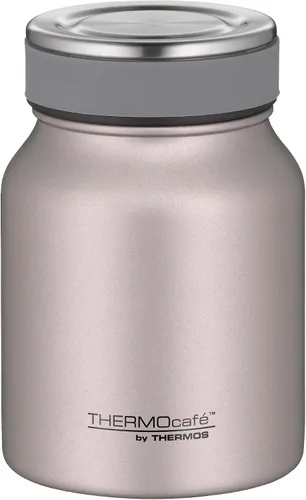 Vista 10 de THERMOcafé by THERMOS TC Food Jar - Tarro de comida color burdeos de 0.50 L, contenedor térmico, recipiente térmico, lonchera de doble pared hecha