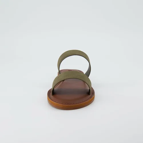 Vista 3 de CUSHIONAIRE Sandalia Calico de 2 bandas para mujer con espuma cómoda
