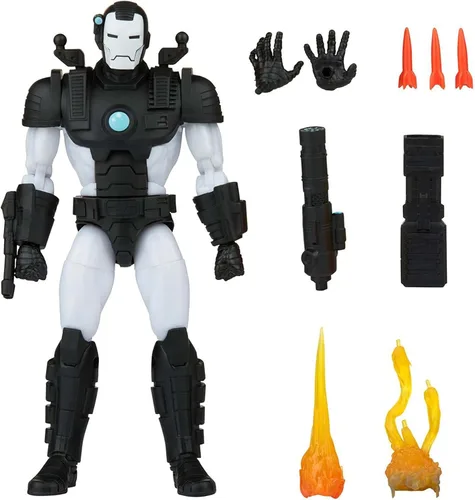 Vista 5 de Marvel Legends Series War Machine - Figura de acción de Iron Man de 6 pulgadas, 6 accesorios, multicolor, F3448