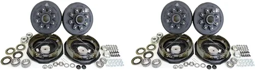 Vista 3 de 7,000 lbs. Kit de freno eléctrico autoajustable de eje para remolque