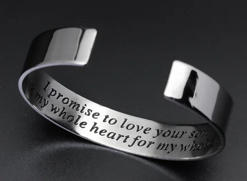 Vista 4 de MS. CLOVER Regalos motivacionales para mujeres, hombres y niñas, pulsera de aliento personalizada, regalos para mamá, amiga, joyería de palabras