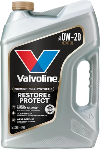 Vista 14 de Valvoline Restore & Protect Aceite de motor sintético 5W-30 de 5 cuartos de galón, caja de 3