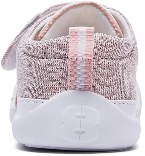 Vista 6 de BMCiTYBM Zapatos para bebé niño y niña, tenis antideslizantes suaves y ligeros, zapatos para caminar de primer paso, 6, 9, 12, 18, 24 meses