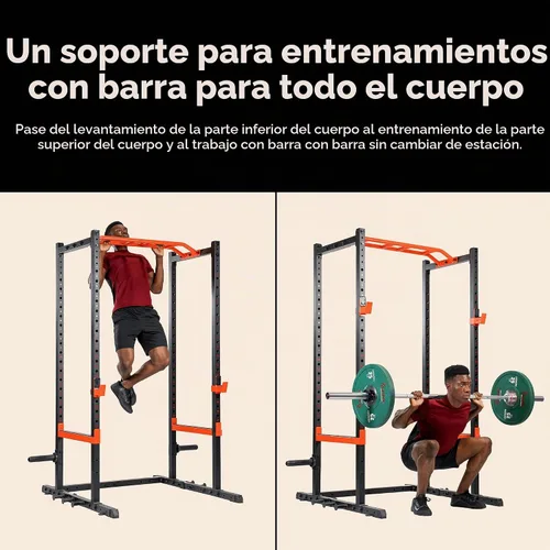 Vista 4 de Sunny Health & Fitness Power Rack & Cage Systems for Home Gym Training