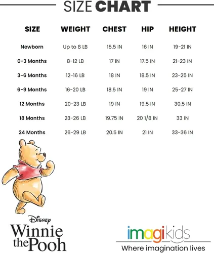 Vista 7 de Disney Winnie the Pooh - Conjunto de traje de Mickey Mouse para recién nacido a niño pequeño