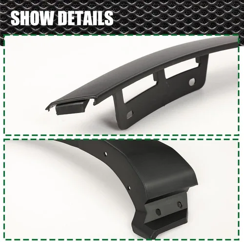 Vista 5 de CROSSDESIGN Fender Flare Molding Compatible con Ford Explorer 2011-2015 - Guardabarros delantero derecho