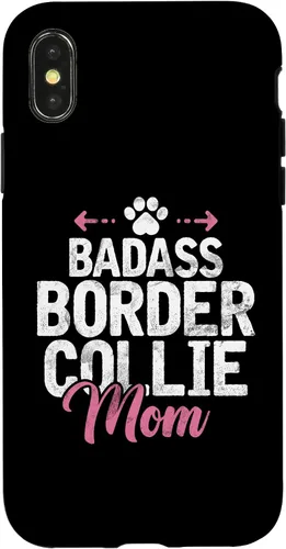 Vista 4 de Funda para iPhone 15 Badass Border Collie Mom