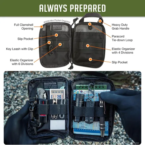Vista 4 de MAXPEDITION Mini organizador de bolsillo