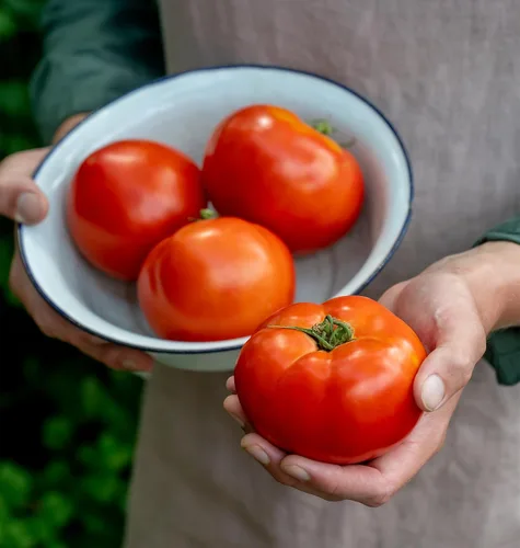 Vista 9 de Burpee 'Better Boy' - Semillas de tomate híbridas, gran variedad de tomate rojo en rodajas, 30 semillas de vegetales sin OMG para plantar, tomate