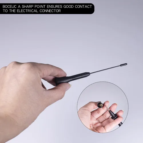 Vista 4 de Pines de sonda de aguja para multímetro, juego de sonda de aguja extensible, adaptador de punta de punta de punta de aguja perforadora