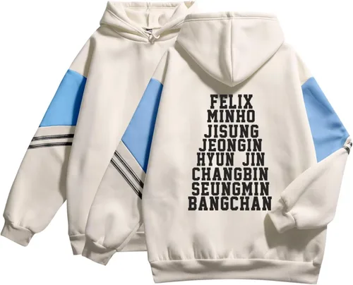 Vista 12 de Outofgas Stray Kids - Sudadera con capucha Felix Bangchan Hyunjin Jisung Changbin Minho Seungmin Jeongin Merch para mujer