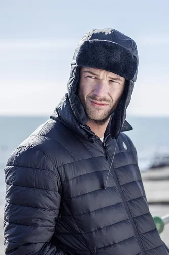 Vista 5 de HEAT HOLDERS Sombrero de tramador de soldado térmico impermeable con forro polar para hombre con orejeras