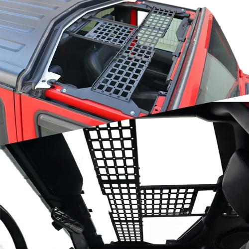 Vista 2 de Molle Panel de techo para Jeep Wrangler JL JLU JT Gladiator 2018-2023 Fácil instalación