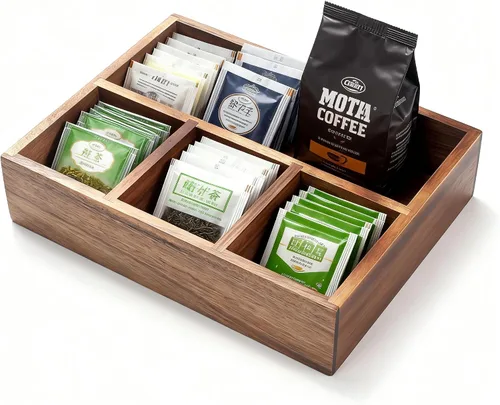 Vista 4 de Soporte para bolsa de té, organizador de almacenamiento de bolsas de té