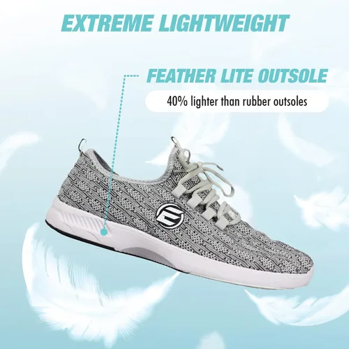 Vista 4 de ELITE Kona - Zapatos de bolos para mujer, ligeros, transpirables, suela universal