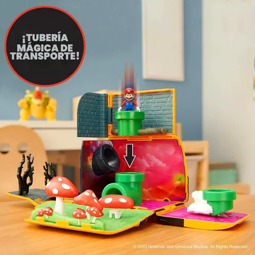 Vista 19 de LA PELÍCULA DE LOS SUPER MARIO BROS. – Set de Juego de Furgoneta con Figura Mini de Mario de 1.25” Mini juego de furgoneta