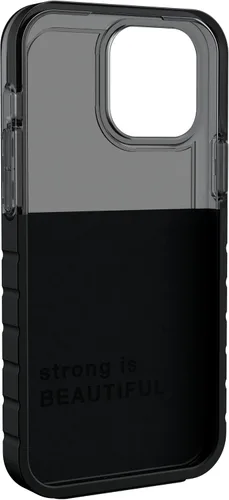 Vista 5 de URBAN ARMOR GEAR [U] por UAG - Funda diseñada para iPhone 13 Pro Max, color negro, delgada, ligera, elegante, a la moda, translúcida que absorbe