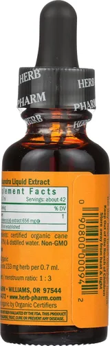 Vista 4 de Herb Pharm Extracto líquido orgánico certificado de bayas Schisandra - 1 onza