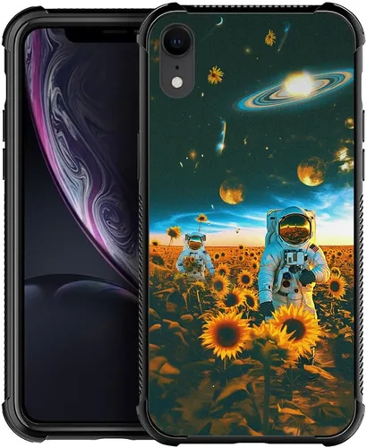 Vista 16 de DJSOK Funda compatible con iPhone XR, H American Eagle Flag con cuatro esquinas, protección a prueba de golpes, TPU suave y patrón de policarbonato