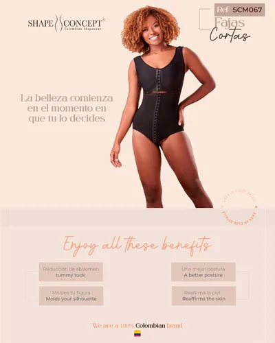Vista 6 de SHAPE CONCEPT Fajas Colombianas Reductoras y Moldeadoras Prenda de Compresión Postoperatorio