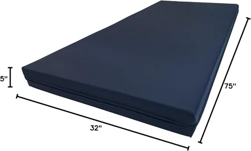 Vista 2 de Everynight Road Deluxe - Colchón económico de espuma de doble cara para camión, 75 x 32 x 5 pulgadas