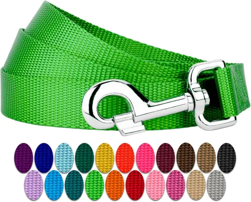 Vista 20 de Country Brook Petz - Correa para perro de nailon duradera de estilo tradicional de 1 pulgada con broche fácil de usar para razas pequeñas, medianas