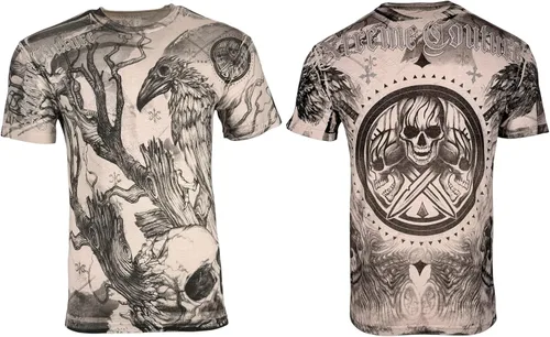 Vista 2 de Xtreme Couture by Affliction Camiseta para hombre, diseño gráfico Arena (Procesión)