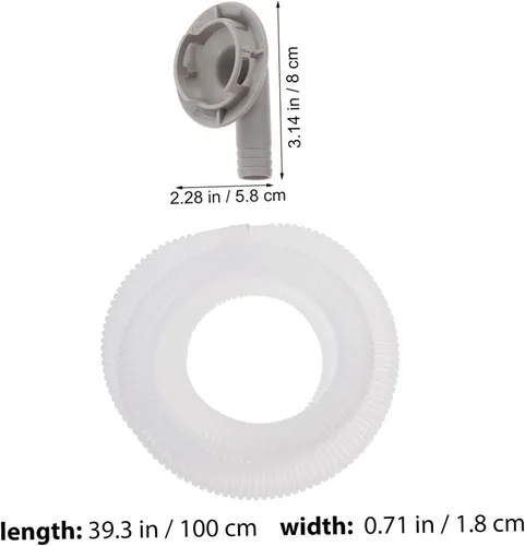 Vista 4 de Kit de drenaje de aire acondicionado para ventana, adaptador universal para ventana, unidad dividida, manguera de drenaje, equipo de conector