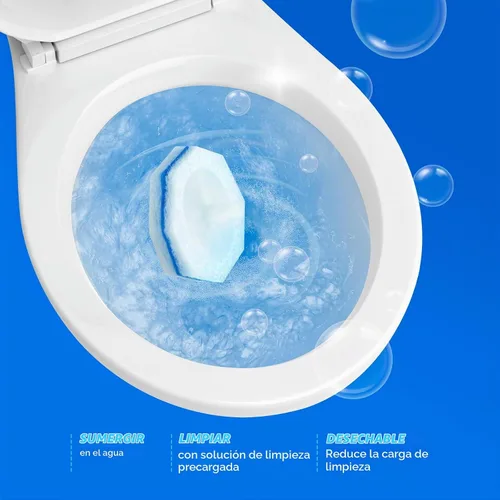 Vista 4 de 30 repuestos actualizados de 3 capas para inodoro Clorox