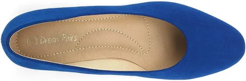 Vista 3 de Dream Pairs - Zapatos de tacón alto Mila Low Chunky para mujer