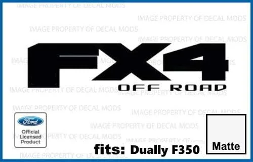 Vista 16 de FX4 Offroad - Calcomanías adhesivas para Ford F350 F450 DUALLY ONLY troquelado (2017-2020) – DCBM Solid (juego de 2) Dimensiones: 12 x 3 pulgadas