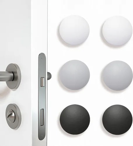 Vista 10 de Protector de Pared Pequeño para Puertas, Parachoques de Puerta de Silicona, Protector de Pared Autoadhesivo, Silenciador de Puertas, Protector