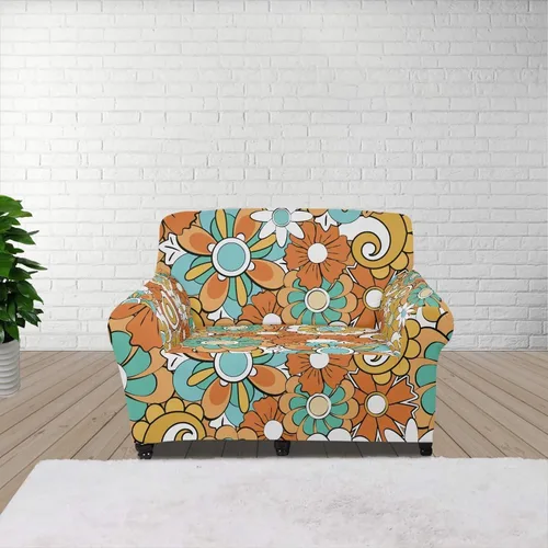 Vista 41 de ZOUTAIRONG Fundas elásticas para sofá con estampado de ramas de camuflaje 3D para sofá, funda para muebles de un solo cojín, decoración del hogar u