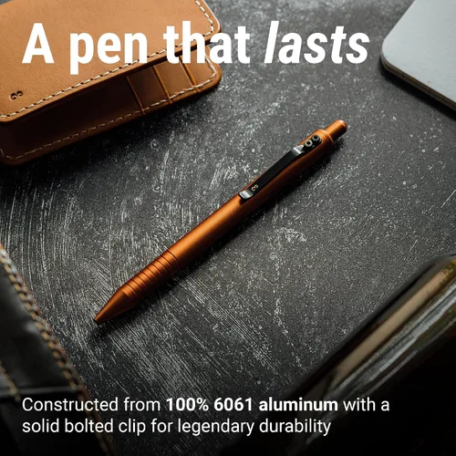 Vista 4 de Everyman - Bolígrafo Grafton Taipan para uso diario con tinta de gel de alta calidad, escritura con bolígrafo de metal de lujo, regalo para oficina