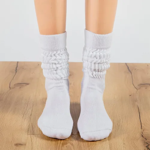 Vista 2 de Century Star Calcetines holgados para mujer, calentadores de piernas súper suaves hasta la rodilla, calcetines para botas para mujer, 9-11