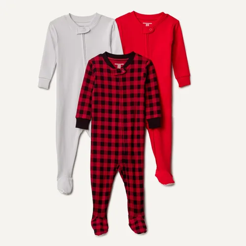 Vista 2 de Tienda Essentials Pijamas de vacaciones unisex para adultos, paquete múltiple