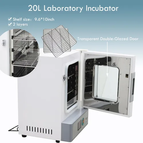Vista 2 de TECHTONGDA Horno de secado por convección de aire forzado digital, tratamiento térmico, control de temperatura de laboratorio industrial, ventilador