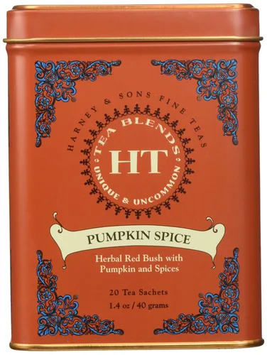 Vista 4 de Harney & Sons Té de calabaza Rooibos de especias de 20 quilates