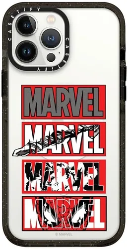 Vista 171 de CASETiFY Funda para iPhone Air, compatible con MagSafe Marvel VS CoLab Protección contra caídas de grado militar 4x de 8.2 pies Funda Capitán