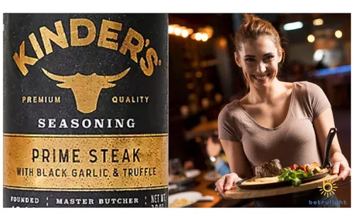 Vista 6 de Kinders condimento Prime Steak con ajo negro y trufa frotado Cero calorías, cero grasa y apto para dieta cetogénica, paquete de 2 de 7.9 onzas