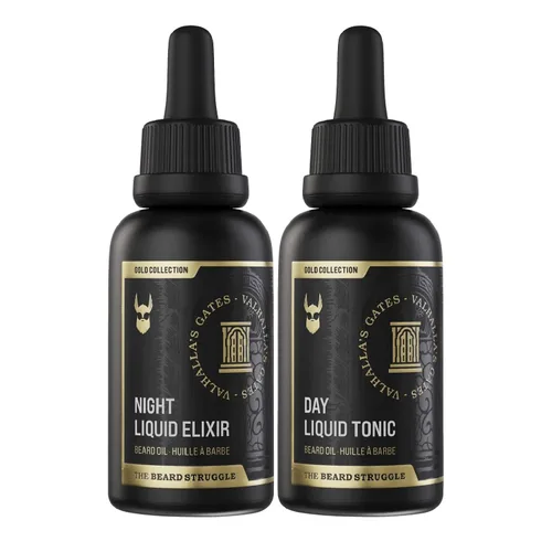 Vista 10 de The Beard Struggle Tonic + Elixir - Paquete de aceite para barba – Colección Platinum – Aceite para barba – Suaviza, hidrata y fortalece