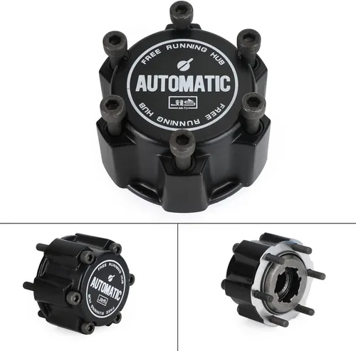 Vista 5 de Bloqueo de cubo de rueda de funcionamiento libre 28 estrías compatible con Nissan Frontier X-Terra Navara D22 2.4 3.3L 1998-2003#
