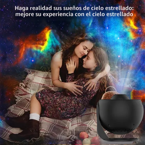 Vista 7 de Proyector de galaxia para dormitorio, proyector de estrellas planetario 13 en 1 con sistema solar y constelación, proyector de luz de galaxia