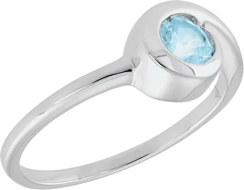 Vista 2 de Silpada Anillo de topacio azul natural "Another Trip Around the Sun" en plata de ley, talla 9, talla 9, Plata, Topacio